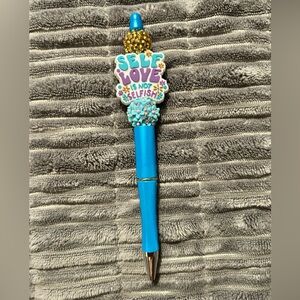 Colorful Motivational Pen with Self Love Message